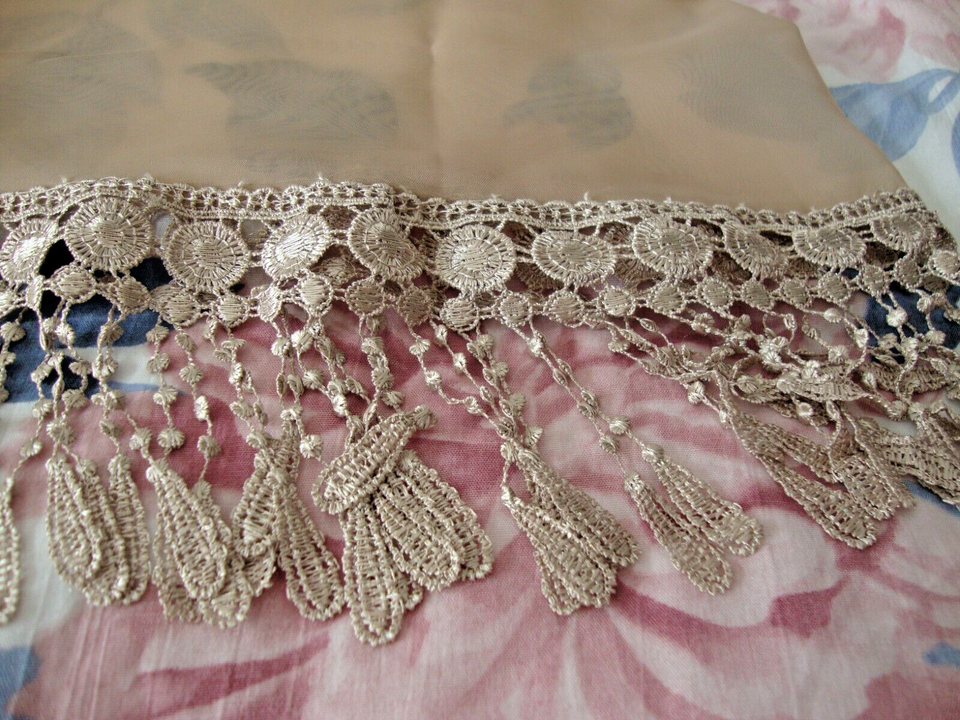 Voile Swag Guipure Lace Edge Net Curtain Voile Swag Valance Pelmet