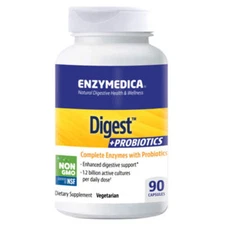 Enzymedica Digest Gold + Probiotics, Digestive & Gut Health Support, 90 Capsules