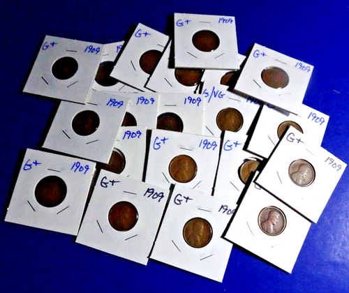 1 (ONE) 1909-P LINCOLN CENT WHEAT PENNY "GOOD OR BETTER" CIRCULATED BUY-IT!!!