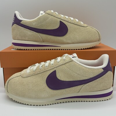 Nike Cortez Coconut Milk Purple Fuchsia Muslin Shoes FJ2530-100 Womens Size  NEW