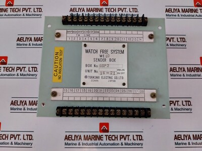 TERASAKI ELECTRIC WE 10 Multiplex WTM Sender Watch Free System