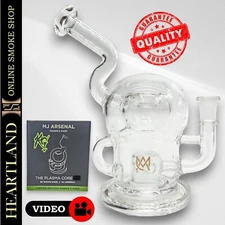 6" MJ Arsenal Plasma Quality Mini Bong Hookah Water Pipe RECYCLER Concentrates