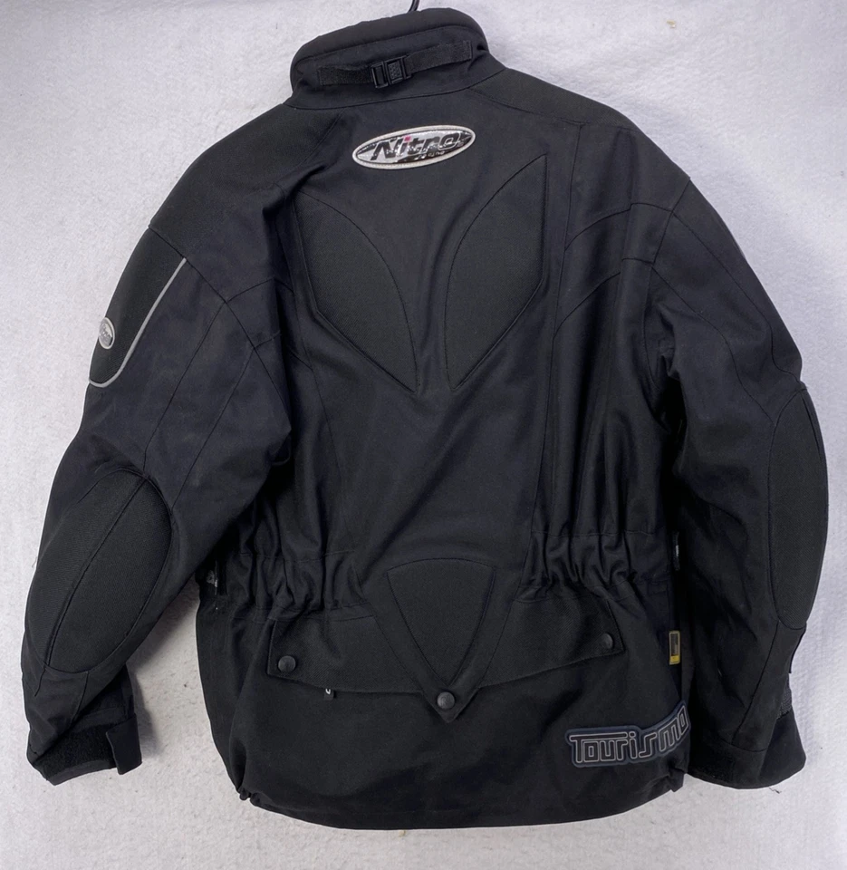 Nitro Racing Motorcycle Jacket Men’s Size XS Black Armor Protection Biker Moto - Image 4 of 4