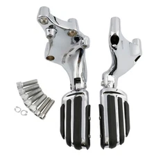 Chrome Adjustable Foot peg Mount Brackets Fit for Harley Sportster XL 2014-later
