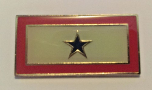 2 BLUE STAR FLAG PINS HONOR A LOVED ONE'S SERVICE IN THE MILITARY TIE TAC LAPEL - Picture 4 of 5