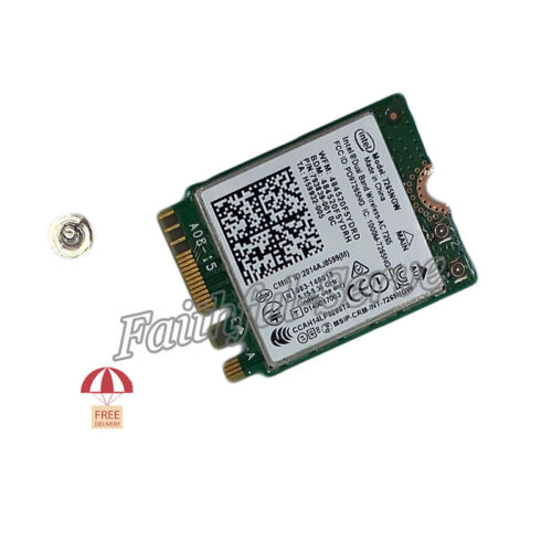 Wifi Antenna & Card 7265NGW For HP ProDesk 400 600 800 G2 Mini PC 814176-001 - Picture 2 of 4