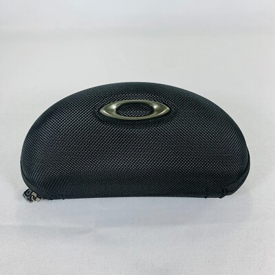 OAKLEY Black Soft Vault Clamshell Zipper Sunglass Case Only