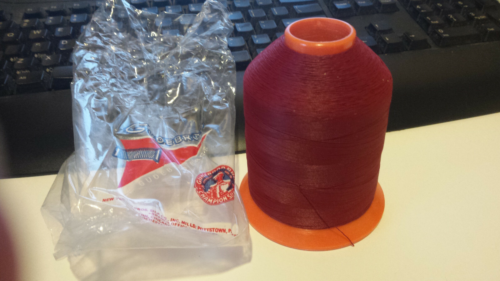 Gudebrod NCP Nylon Rod Winding Thread Size A, C or D, 4oz Spool, 2300Yd ...