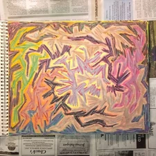 Drawing 11X14" Oil Pastel on Paper