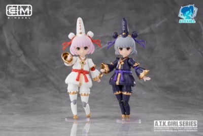 [E-model]1/12 Twins of the Underworld Blanka & Noir Plastic Model From JP NEW