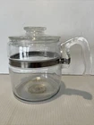 PYREX Coffee Pot Percolator 6 Cup Carafe and Lid ONLY 7756 Vintage Flameware