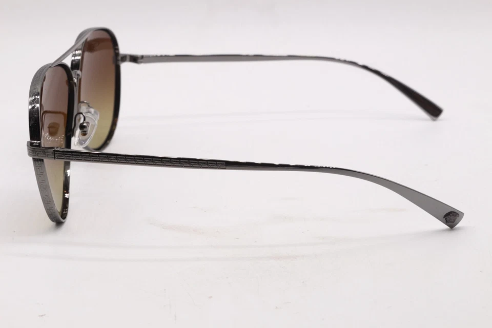 VERSACE MOD. GAFAS DE SOL 2217 1001/13 PLATA DEGRADADO MONTURA AUTÉNTICA 59-14 Foto 3 de 4