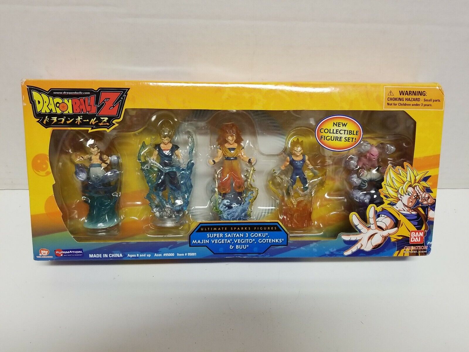 2008 Bandai Dragonball Z Ultimate Sparks Figures Factory Sealed 