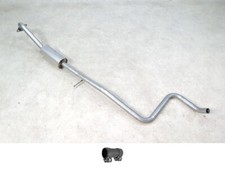 Auspuff Neu für Ford Fiesta 6 + Van 1.0 + EcoBoost Mitteltopf Schalldämpfer