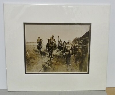 CANADIAN PHOTOGRAPHY Field Marshal Haig with Canadian Troops, 1918 (1935 Press P