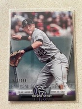 2018 Topps Baseball TREVOR STORY Topps Salute #TS-12, 237/299, COLORADO ROCKIES