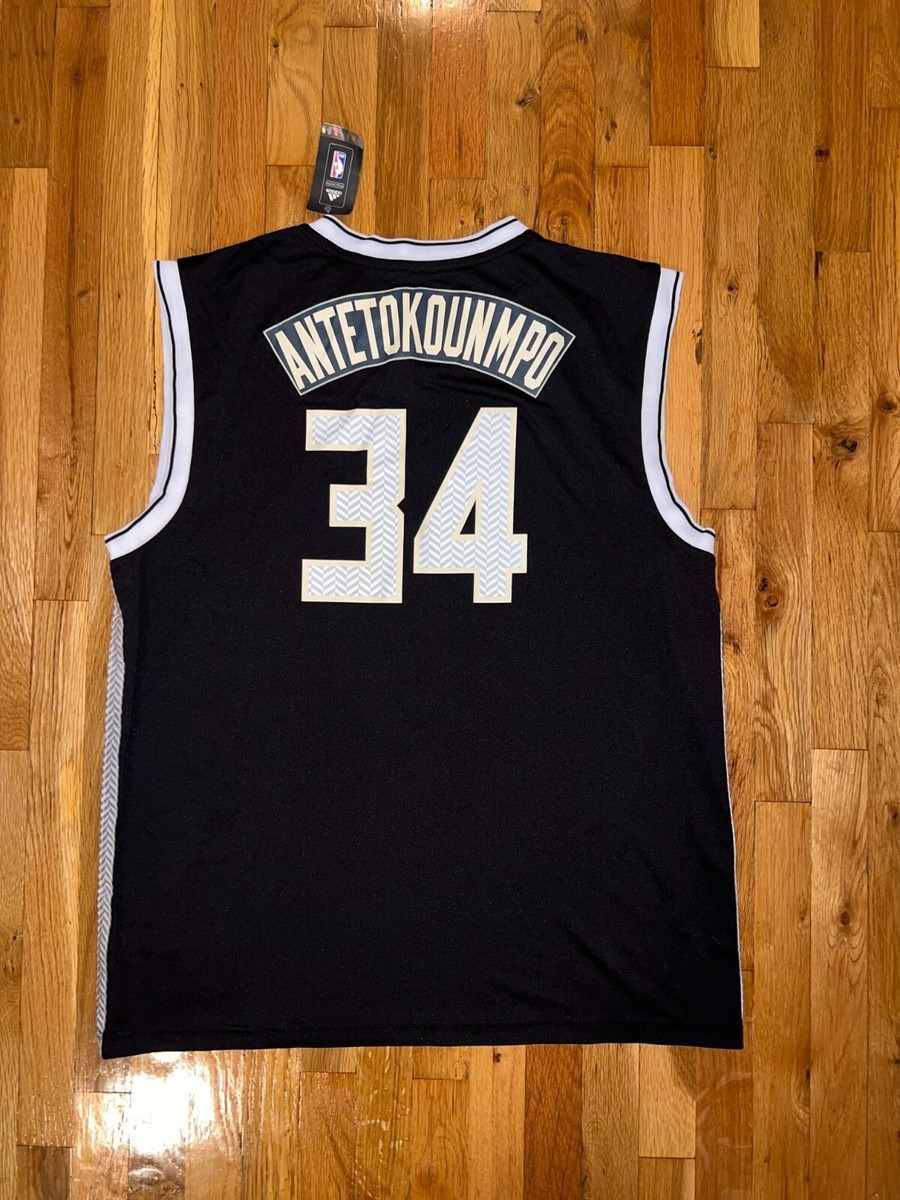 Middleton Black Bucks Jersey GIANNIS ANTETOKOUNMPO Milwaukee Bucks