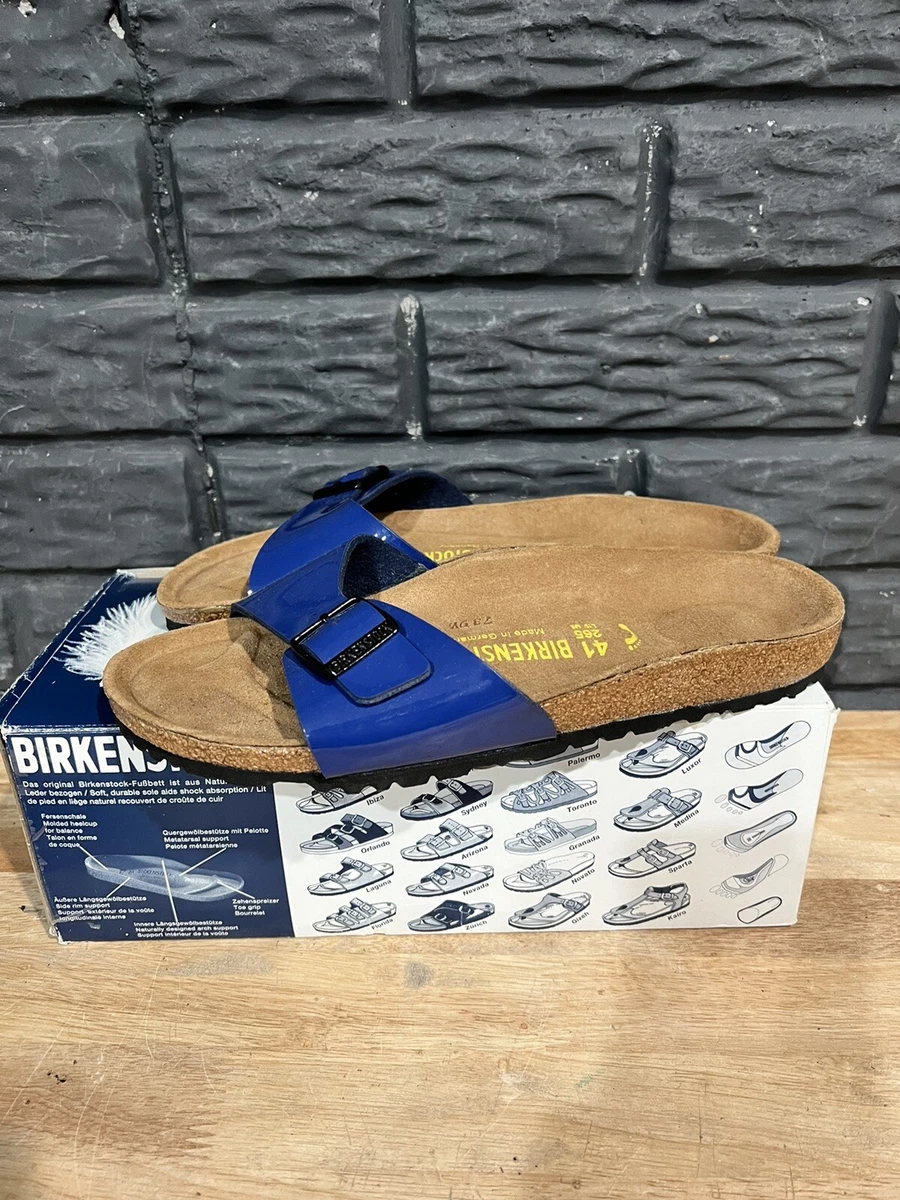 Birkenstock 1774 Buckle Sandal Blue Size 41 Read eBay
