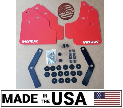 SR] 08-11 Mud Flaps Set RED w/ Hardware Kit & Custom Vinyl B | eBay