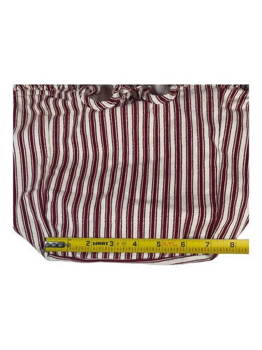 Longaberger Basket Fabric Cover 10" Rectangle With Tie On Hearts Lot Accessory - 第 6/19 張圖片