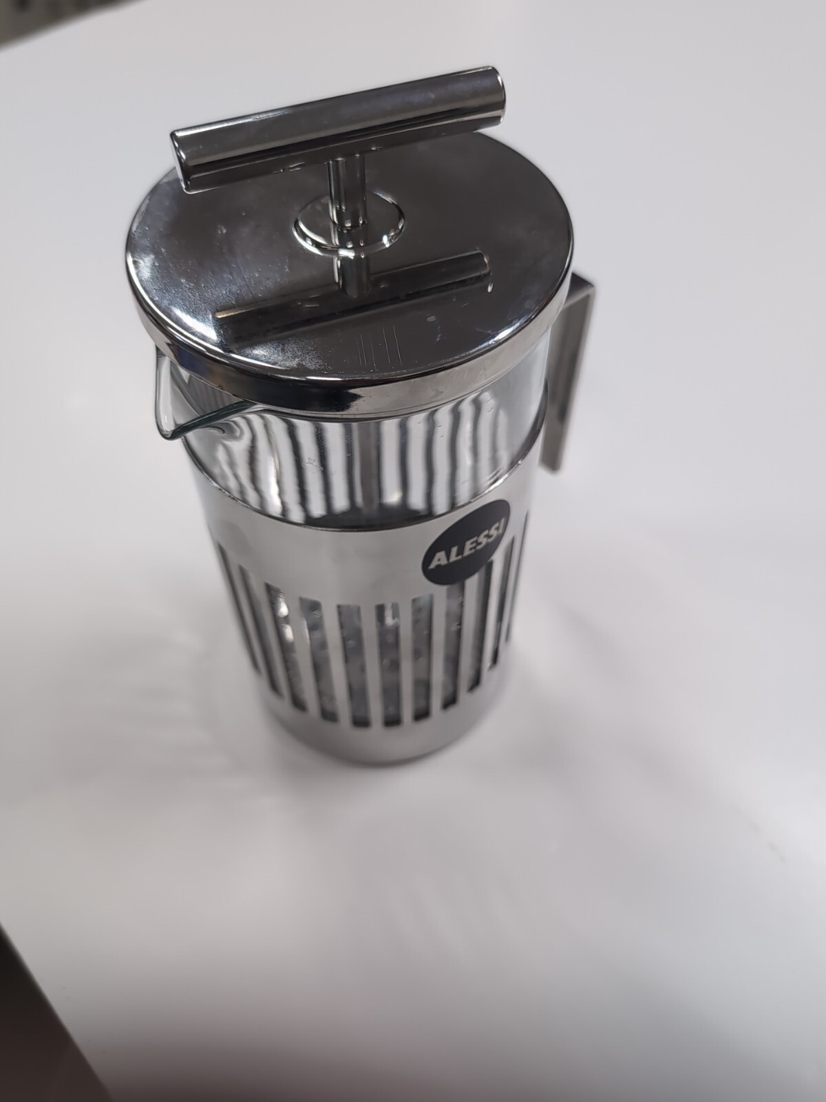 ALESSI Inox 8-Cup French Press Filter Coffeemaker 18/10  (Italy)