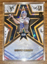 2024 WILD CARD Auto Mania Anerican FB DEVIN LEARY RC 1/1 Cracked Ice Encased USA