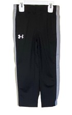NWT Under Armour Brawler Boy's Size 4 Black Gray Sweatpants Active Pants