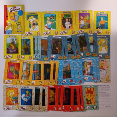 値下 23個セット The Simpsons 2006〜2009年頃 The SIMPSONS FILM CARDS Series 1 FULL SET of 45 Trading Cards 2000