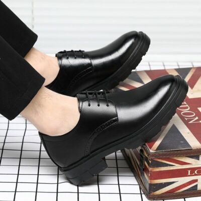 high fashion dress shoes Handmade Polished Leather Wingtip Dress Shoe: Men's Genuine Leather