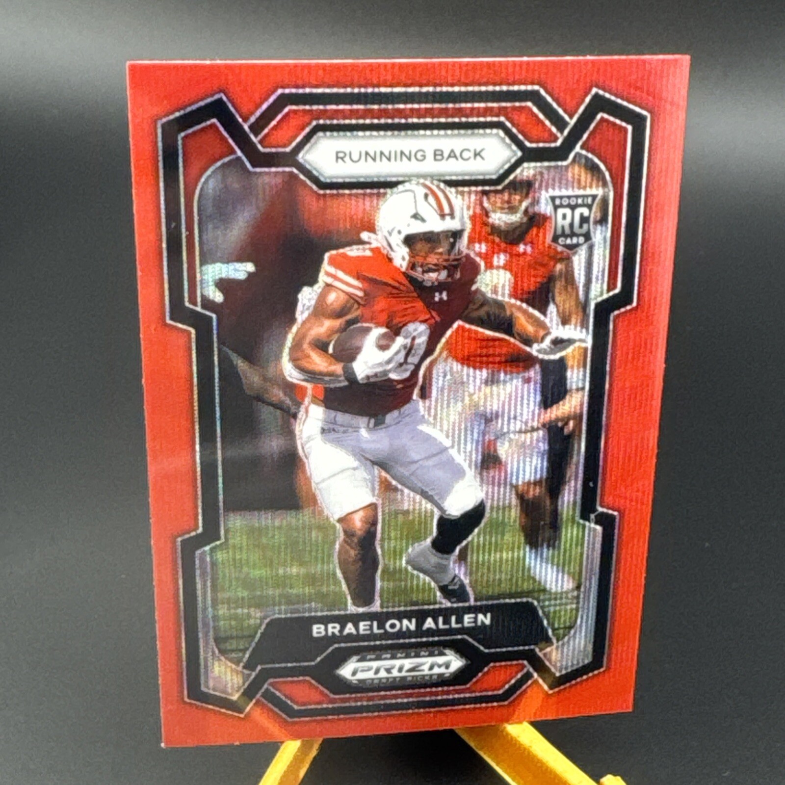 Braelon Allen 2024 Prizm Draft Picks Red Wave RC #129