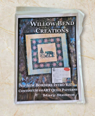 NO SEW BORDERS INTRO KIT Pattern only Willow Bend Creations pre owned