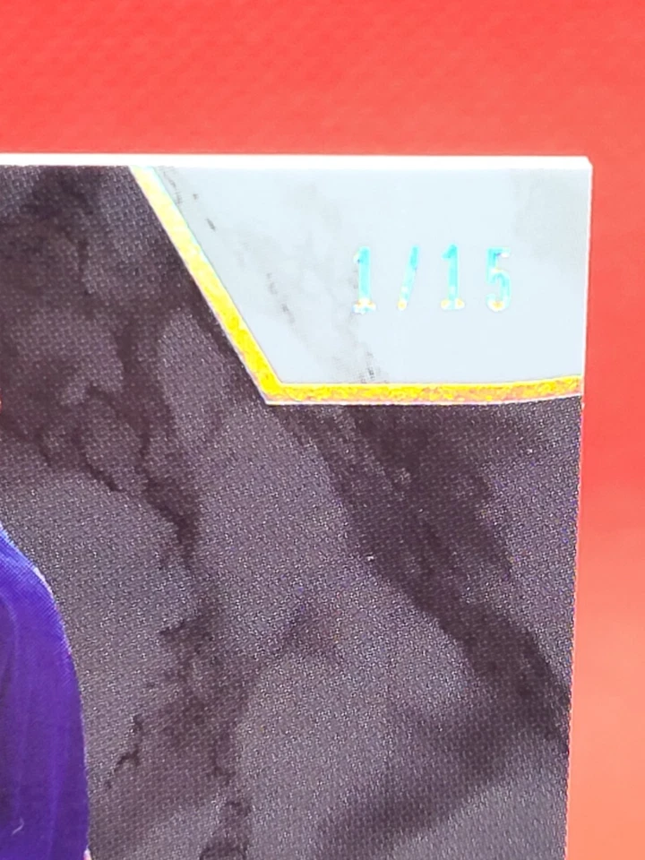 2019 Leaf Ultimate Signatures Silver Spectrum 1 /15 Josh Wolf Rookie Auto RC - Image 2 of 4