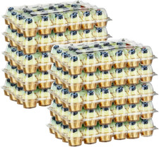 24 Pack X 10 Sets Count Cupcake Containers, Plastic Disposable Cupcake Boxes Hol