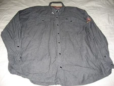 Simms Fly Fishing Men's Pearl Snap Long Sleeve Shirt 2XL Logo Summit Beverge on