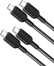 Anker USB C to USB C Cable,Type C Charger Fast Charging Cord 3Ft,2Pack for Iph