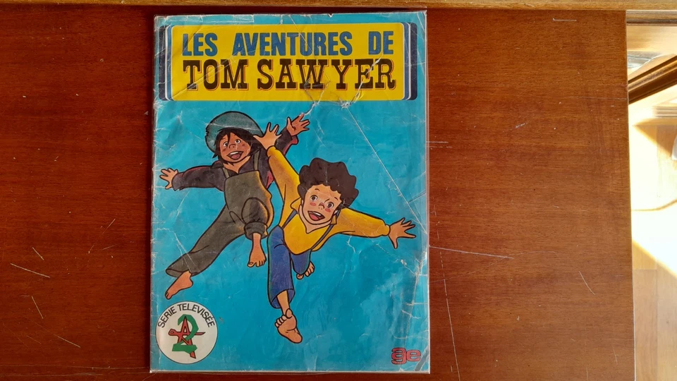 ALBUM AUTOCOLLANT VINTAGE : LES AVENTURES DE TOM SAWYER (20/118) Série TV A2 - Photo 1/4