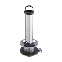 "Viega Standrohrventil 44.1, G 1 1/4\" X 60X70X120Mm, Messing Verchromt"