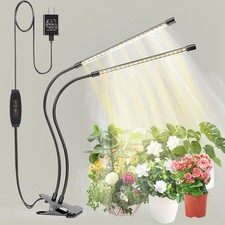 Indoor Plant Grow Light - Full Spectrum, 3 Modes, 10-Level Dimmable Timer