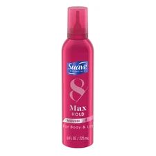 Suave Max Hold Hair Mousse 9 oz Volumizing Foam for All Hair Types Free Shipping