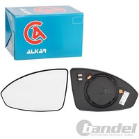 Alkar Spiegelglas Beheizbar Konvex Links Passend FüR Chevrolet Cruze | 6431454