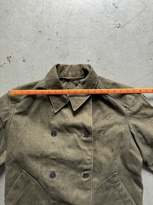 ジャケット・アウター 30s French Military Double breasted JKT Deadstock 1930s French Army Double Breasted Mechanic Jacket