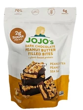 Jojos Dark Chocolate Peanut Butter Filled Bites 10 Ounce Bag FREE SHIPPING