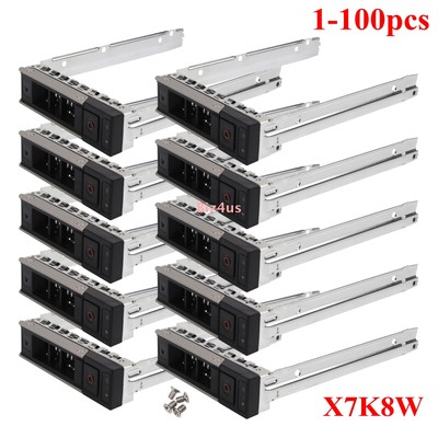 Lot 3.5'' HDD Tray Caddy 0X7K8W For Dell T640 R440 R640 R740 R740xd R940 C6420 US