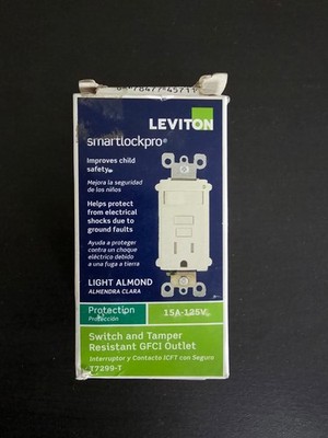 Leviton T7299-T Smart Lock Pro Switch and GFCI Outlet - white