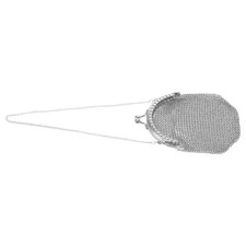 Vintage Coin Purse mesh, Victorian Era Mesh Purse Metal Coin Pouch Photo Prop