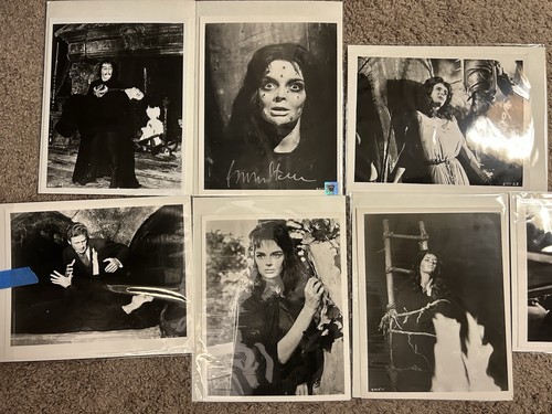 Barbara Steele Signed Black Sunday 8x10 & Photo Lot Mario Bava Mask Of Satan