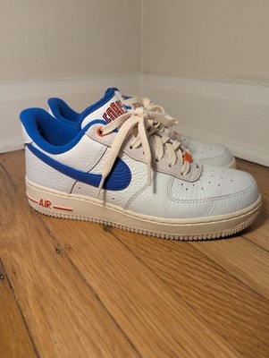 Nike Air Force 1 AF1 Sneaker Low Command Force White Red Blue W 8, M 6.5 