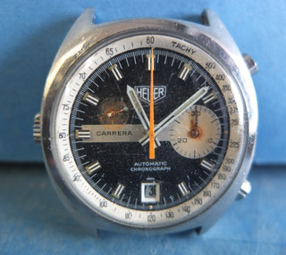 Ältere HEUER Carrera Chronograph automatic Cal. 15 Ref. 1553 70er Jahre