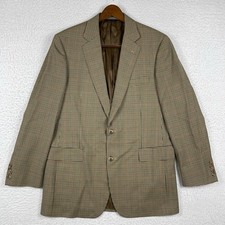 Brooks Brothers 1818 Madison Blazer Sport Coat Mens 42L 100 Wool Houndstooth