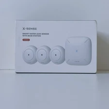 X-Sense Smart Water Leak Sensor SWS54  Base Station Detector Complete System wif